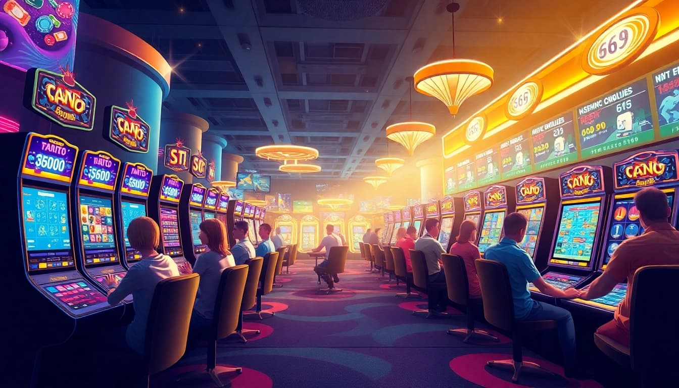 Exciting gaming scene featuring https://sonclub.baby/ with vibrant online game elements and immersive virtual casino atmosphere.