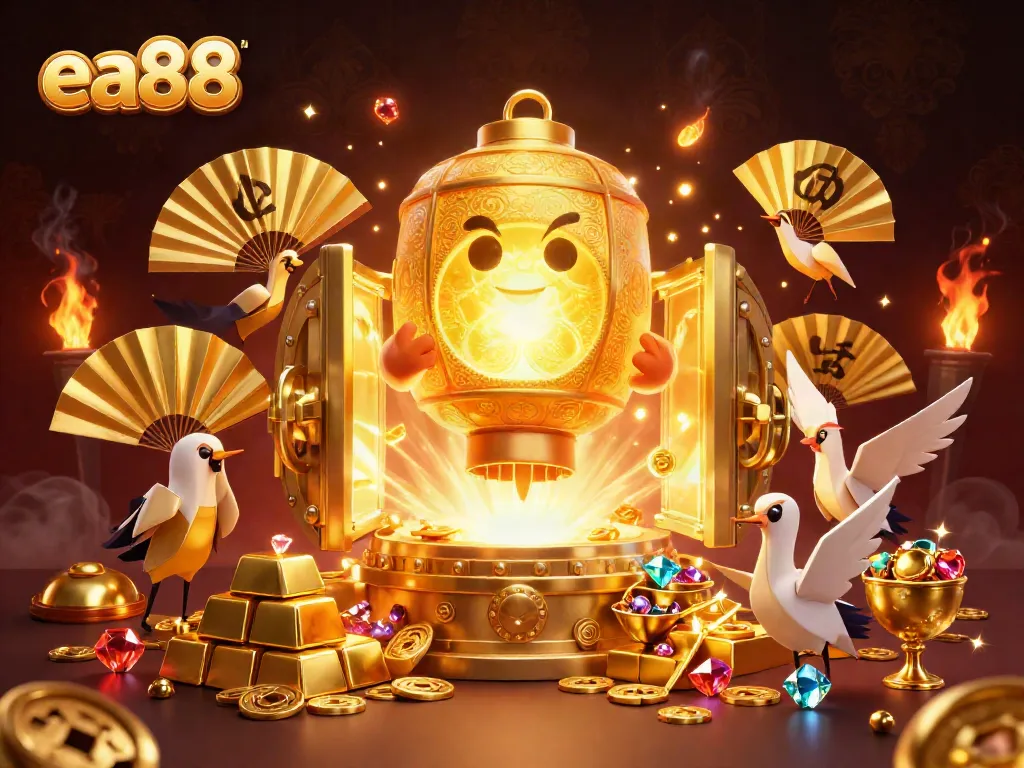 Play and win big with ea88 at this captivating online casino featuring golden treasures and spirits.