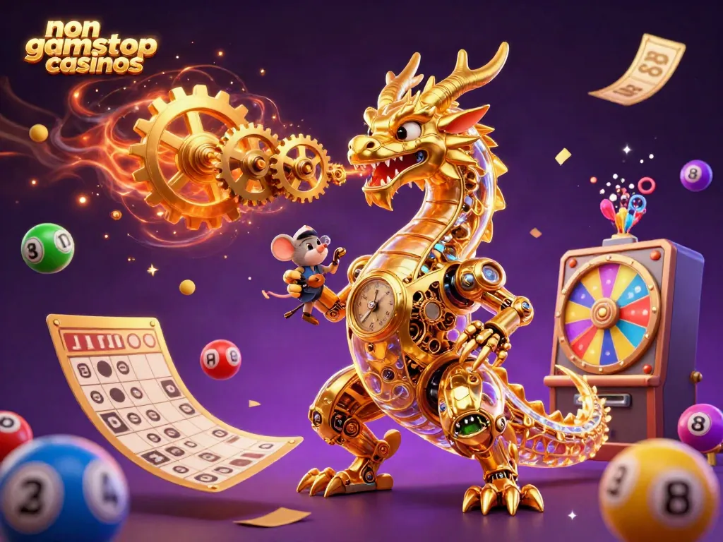 Engage in thrilling activities at non gamstop casinos with a dragon and lottery excitement.