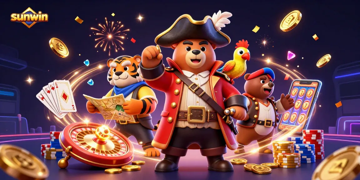 Engage in thrilling gameplay at sunwin with pirates, treasures, and a vibrant casino atmosphere.