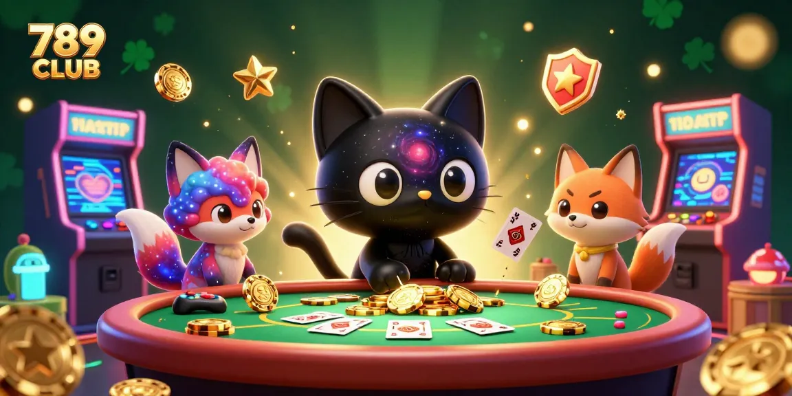 Engage with the vibrant universe of 789 CLUB, where a black hole cat and gas cloud fox attract winning gameplay.