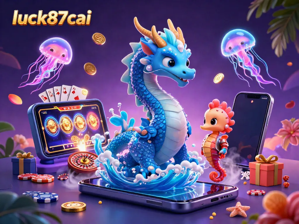 Experience thrilling gameplay with luck87cai in a vibrant underwater casino adventure.