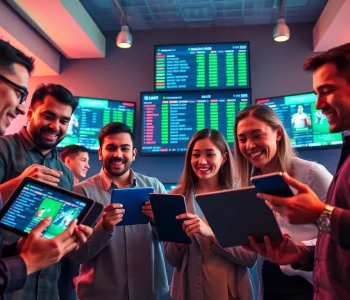 Players enjoying the thrill of online betting at winvn88.live with digital devices and competitive odds.