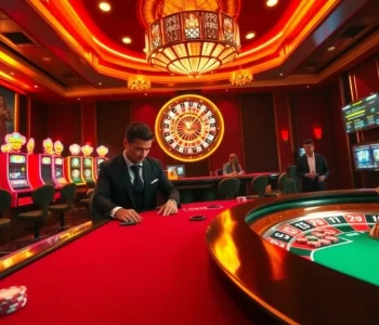 Experience the thrilling atmosphere of dom88.us.com with high-stakes poker and vibrant casino activities.