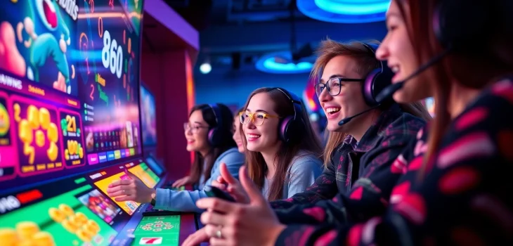 Hello88win.live showcases an engaging online gaming experience, vibrant graphics, and players enjoying various games.