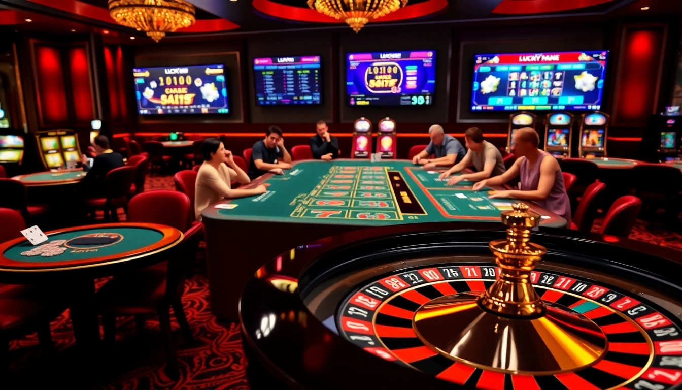 Experience the thrill of LUCKY88's online casino with exciting games and vibrant visuals.