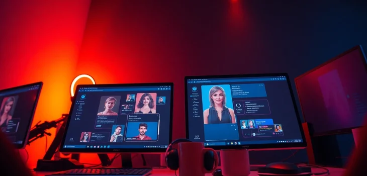 The best nsfw ai platforms showcased on modern screens with engaging character chat interfaces.