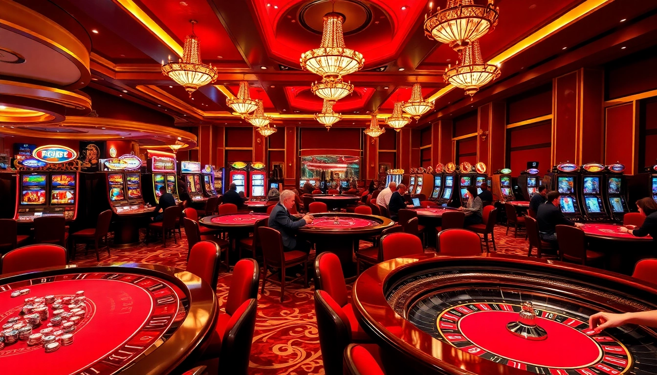 Engaged players enjoying the thrilling atmosphere of ku88's casino experience.