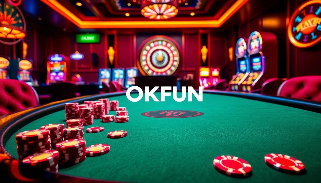Win big at OKFUN Casino with thrilling poker action and luxurious gaming ambience.