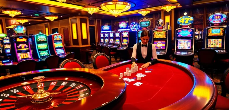 Experience thrilling gameplay at https://188v.today/ with a luxurious casino setting filled with excitement.