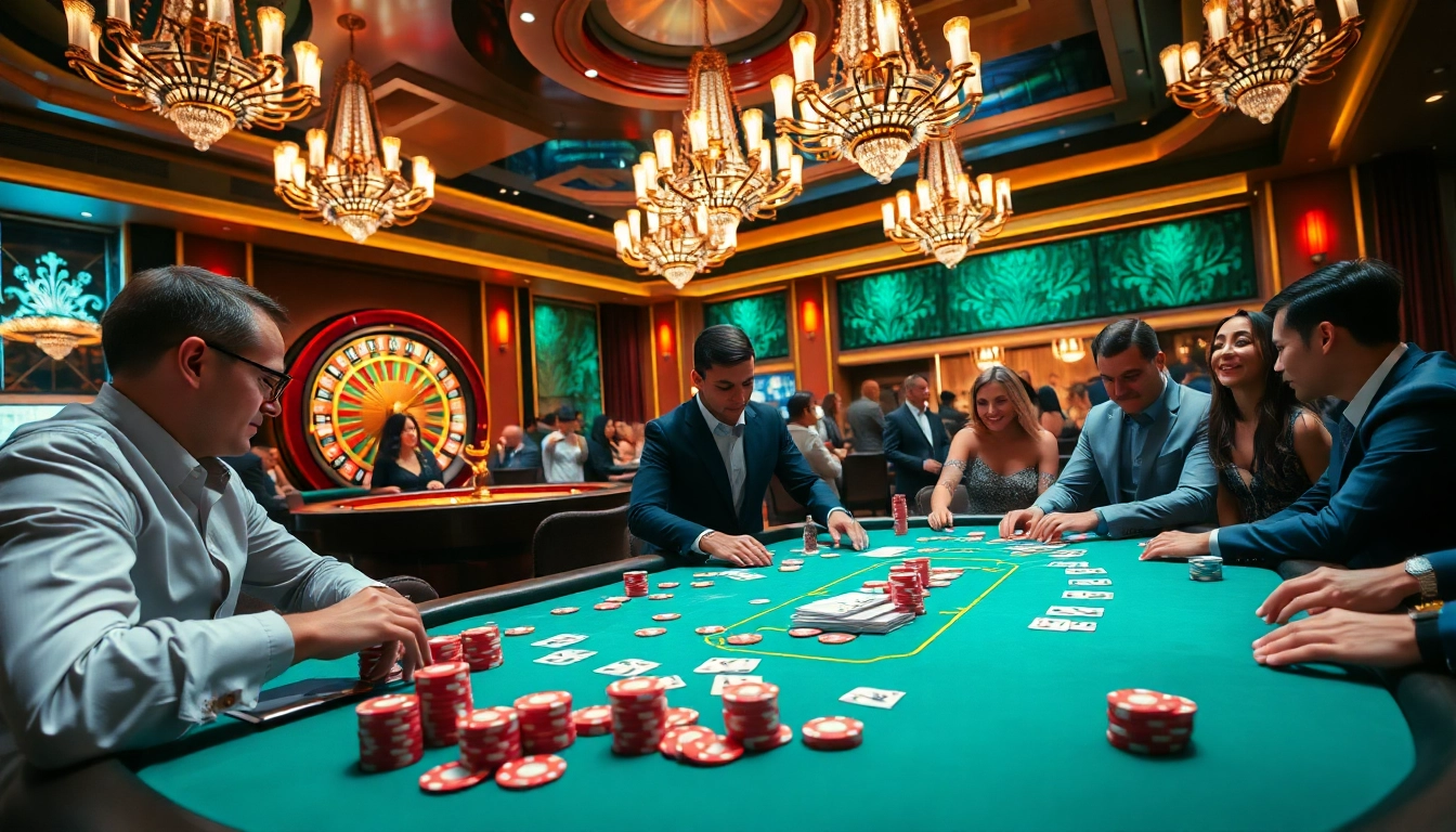 Experience the thrill of gambling at https://luongsontv60.com/, with poker chips, cards, and excitement in a luxurious setting.