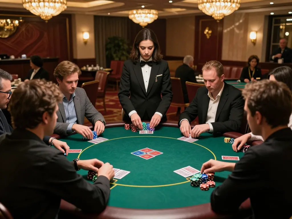 Experience the thrill of poker with 3333WIN as players strategize their bets in a high-stakes game.