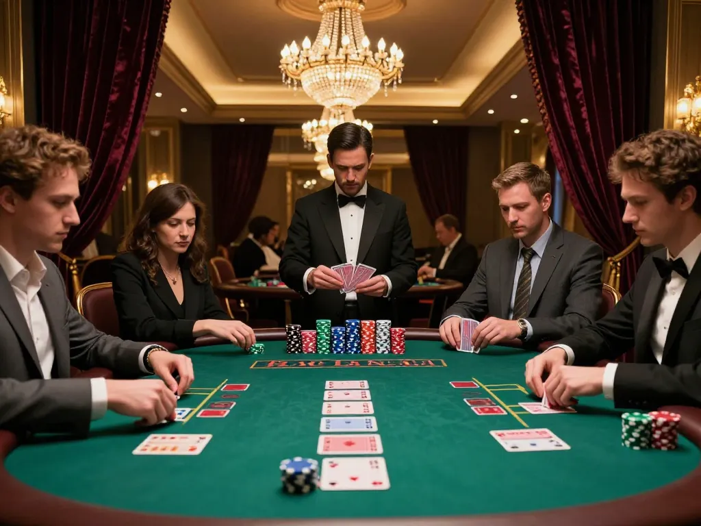 sunwin players engaging at a blackjack table during an exciting casino game